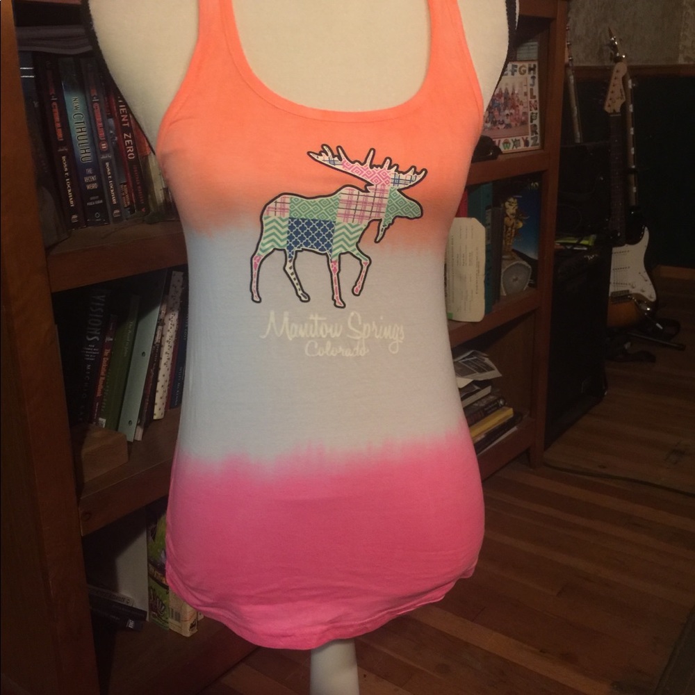Neon Manitou Springs tank top